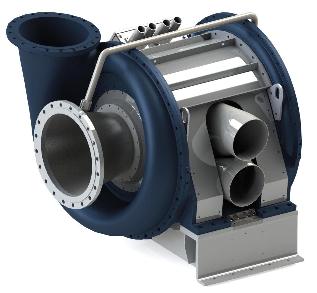 single-stage speed-controlled turbo blower